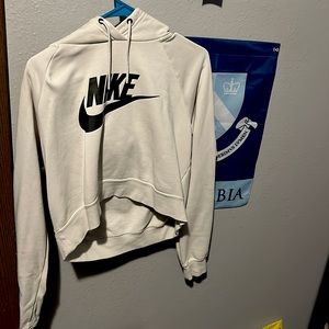 NIKE cropped hoodie, size medium